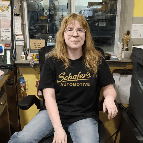 Aurora-Binder-customer-service-associate-schafers-auto